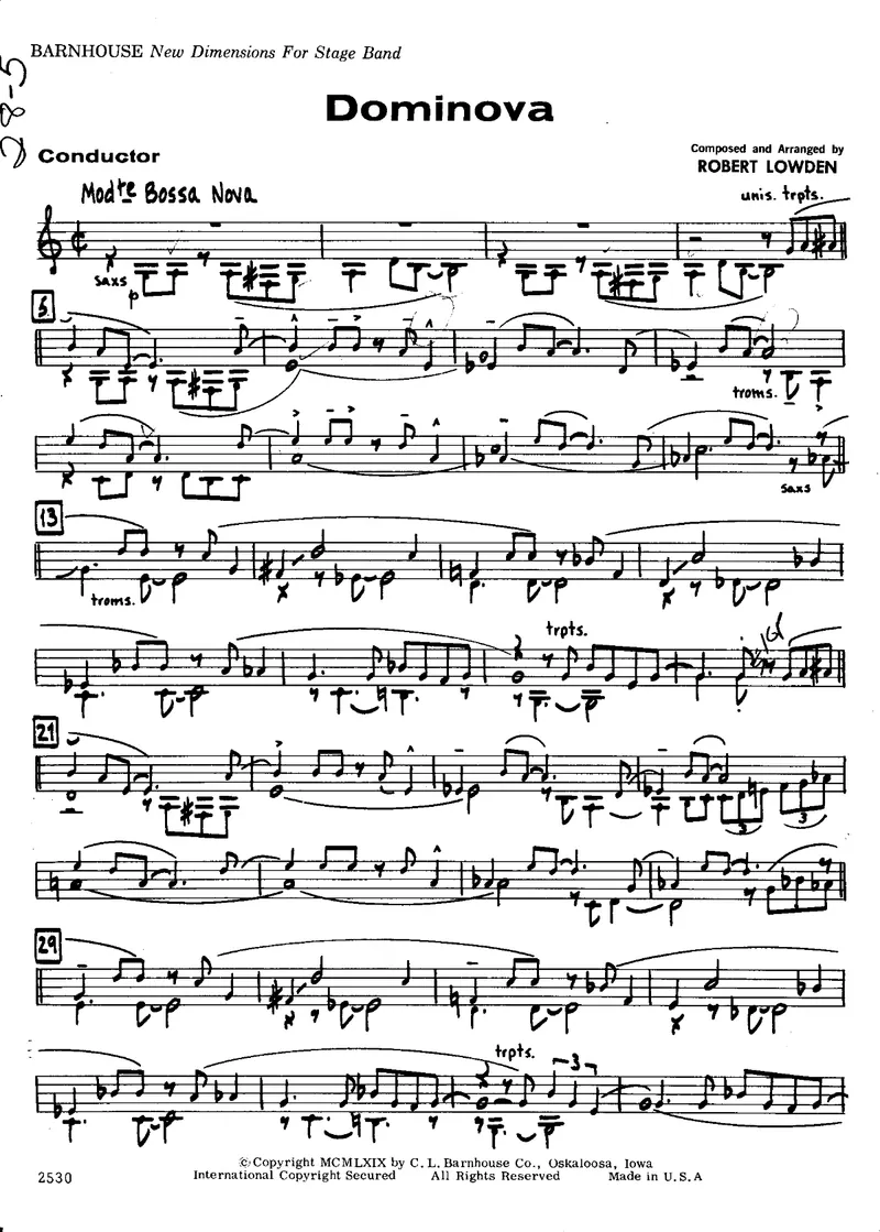 Dominova score preview
