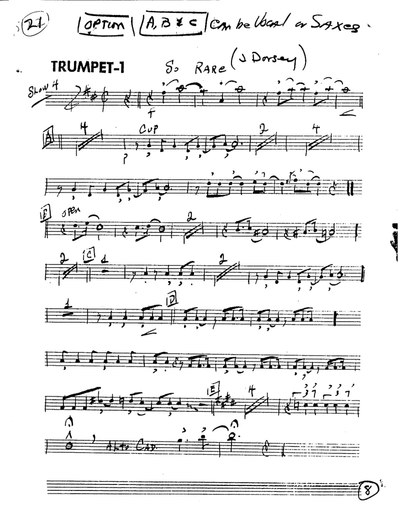 So Rare score preview
