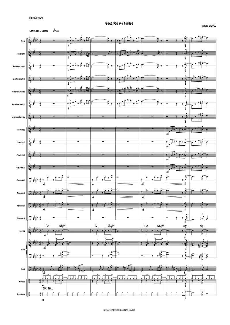 Song For My Father score preview