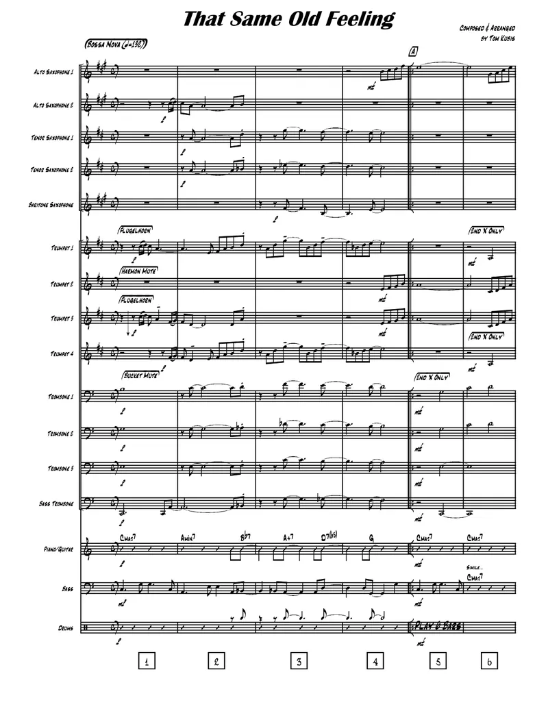 That Same Old Feeling score preview