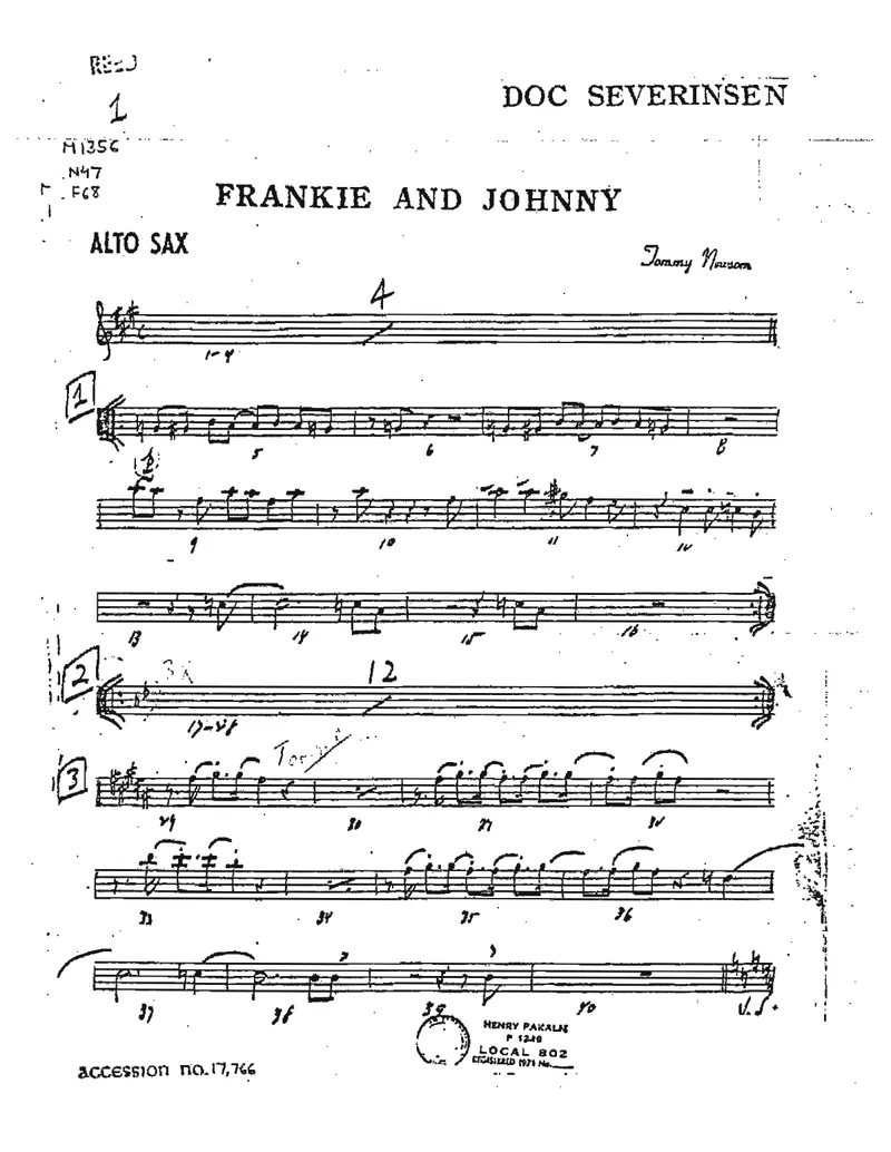Frankie & Johnny score preview