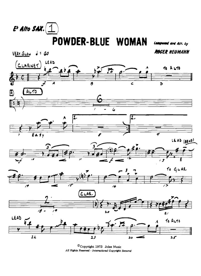 Powder Blue Woman preview page 1