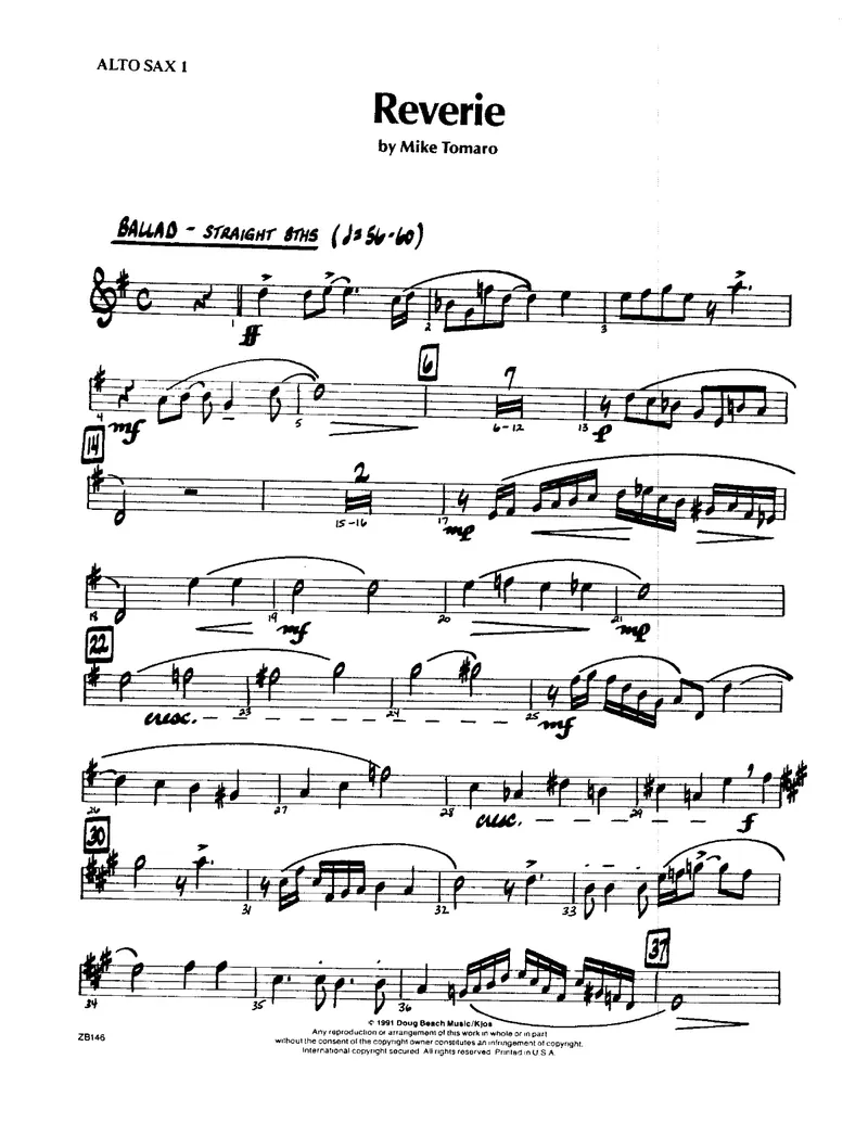 Reverie score preview