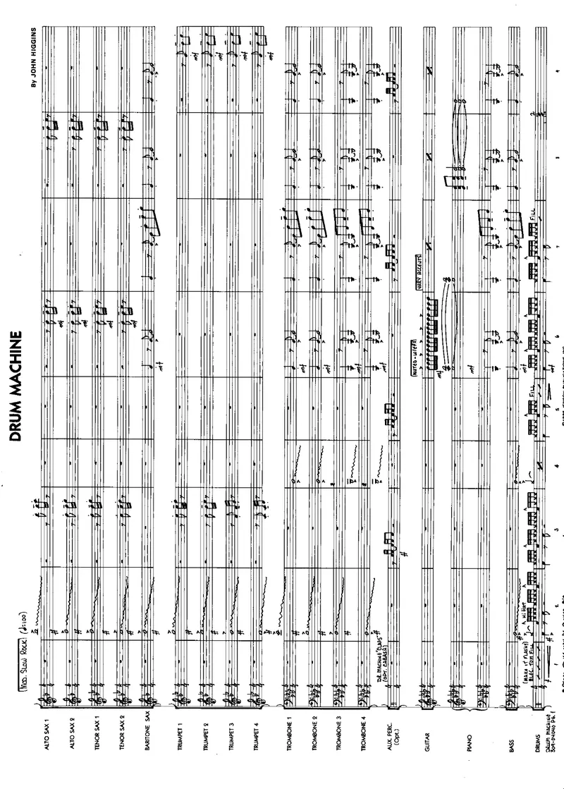 Drum Machine score preview