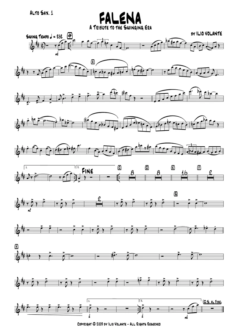 Falena score preview