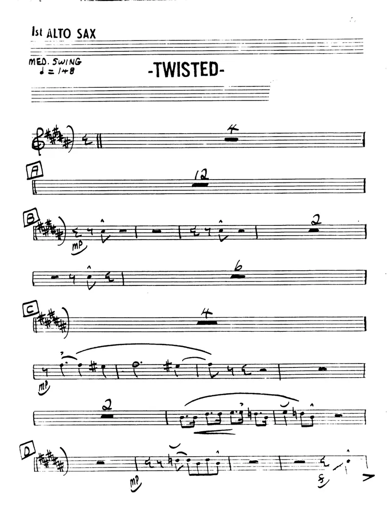 Twisted score preview