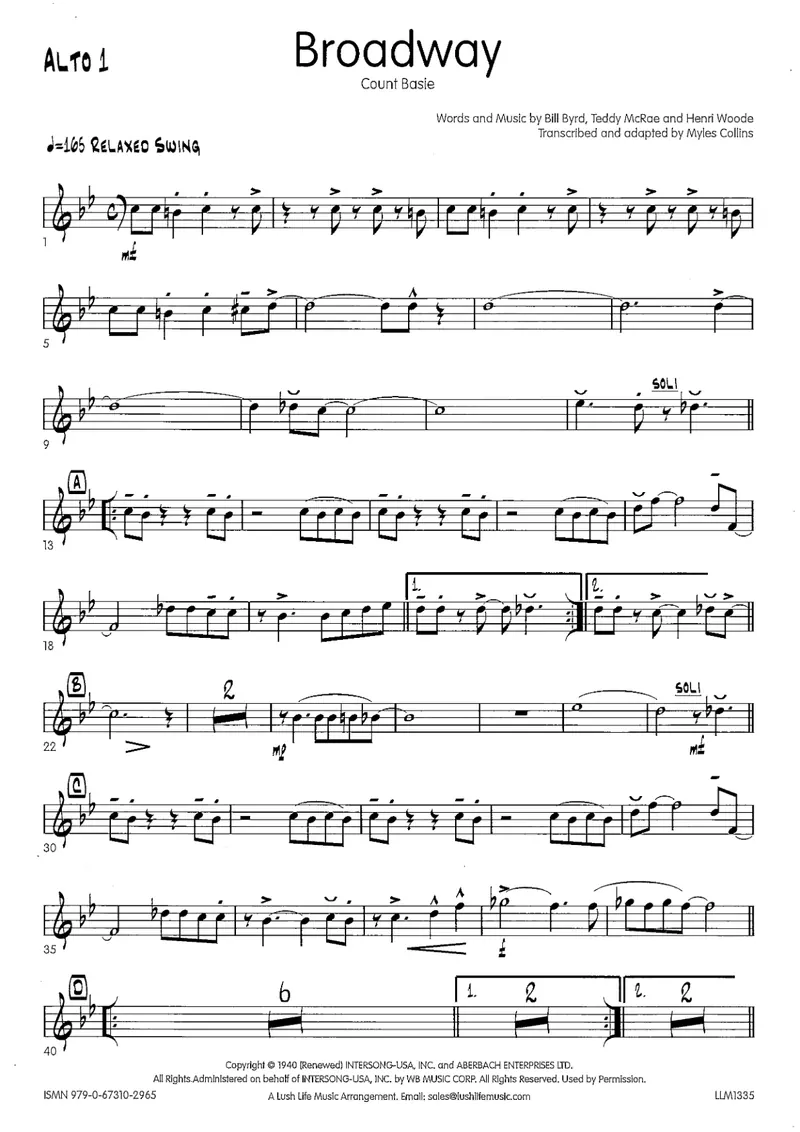 Broadway score preview
