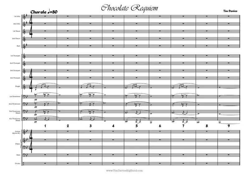Chocolate Requiem score preview