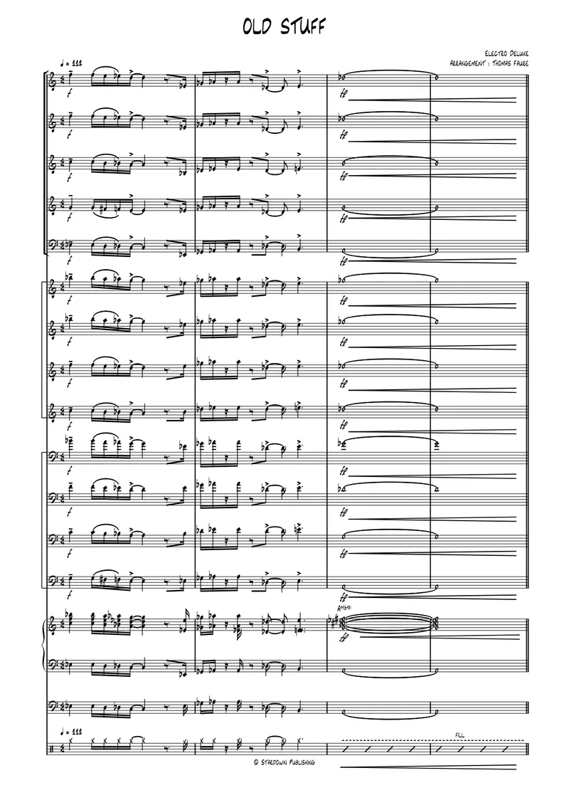 Old Stuff score preview