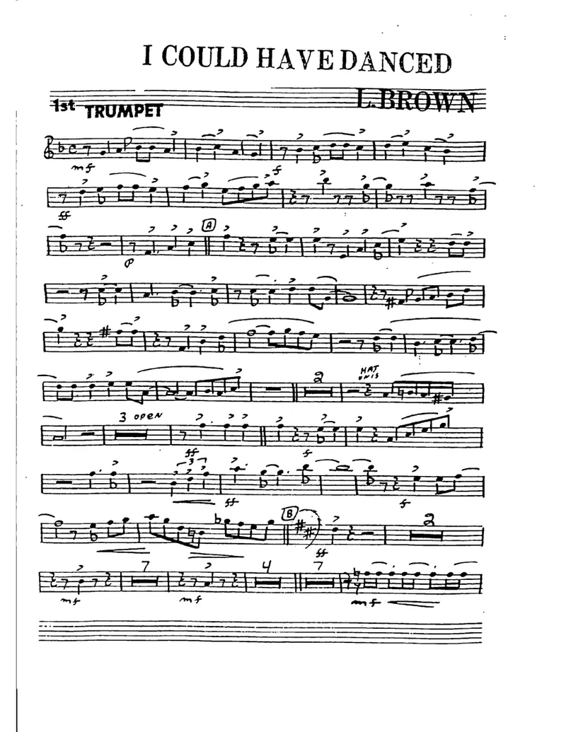 I Could Have Danced All Night score preview