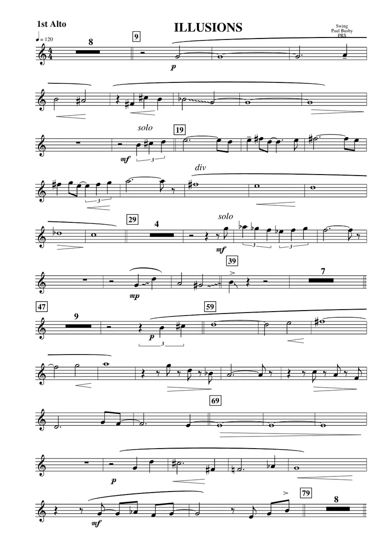 Illusions score preview