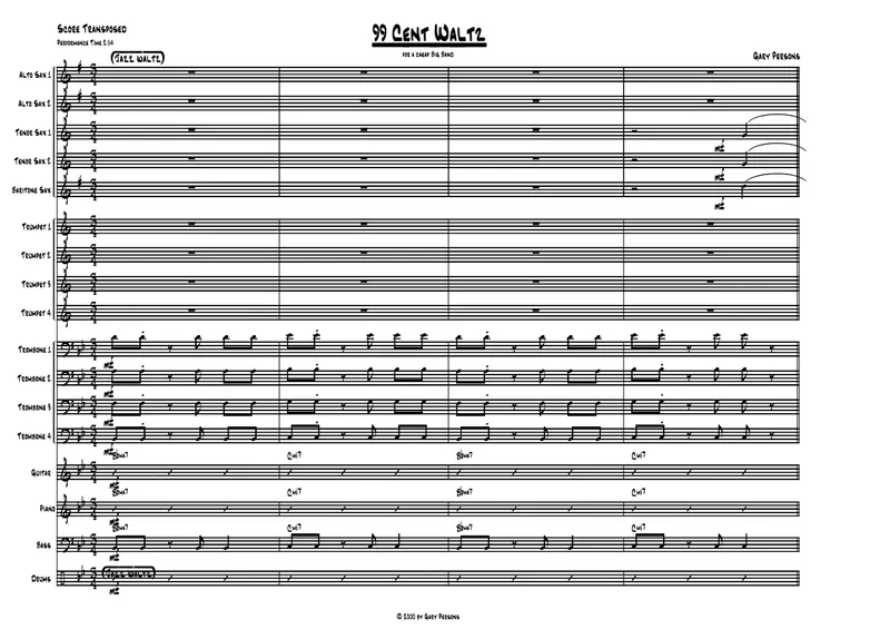 99 Cent Waltz preview page 1