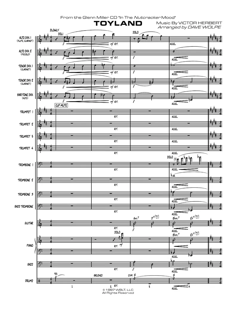 Toyland score preview