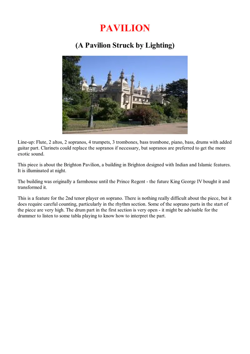 Pavilion preview page 1