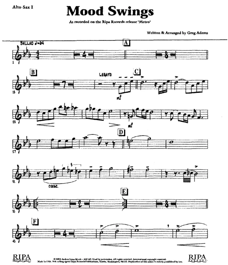Mood Swings score preview