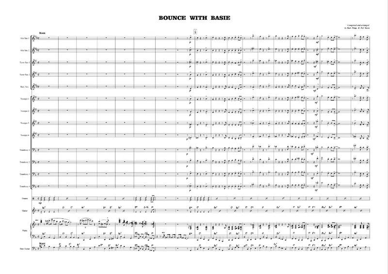 Bounce With Basie score preview