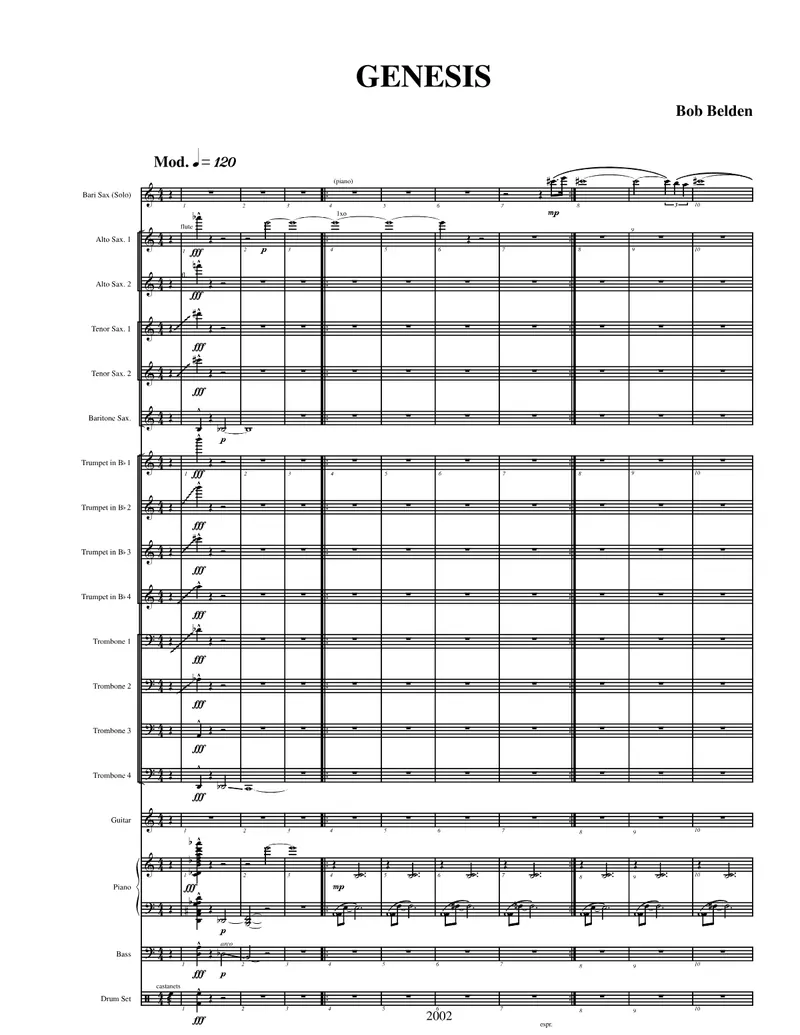 Genesis score preview
