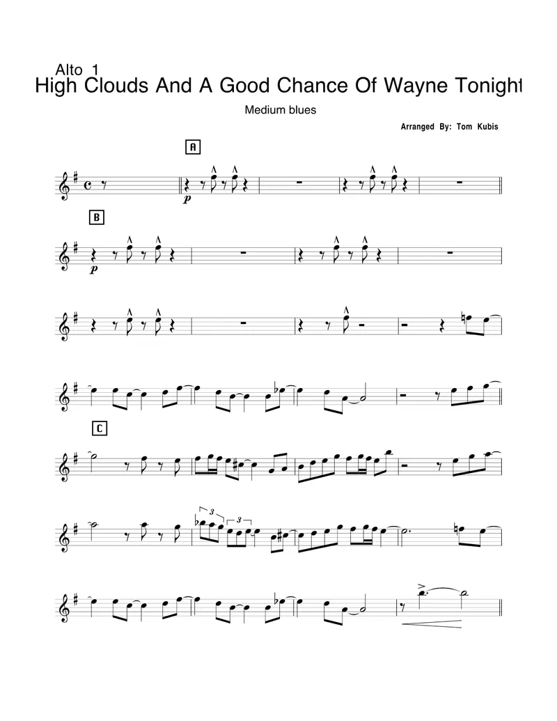 High Clouds And A Good Chance Of Wayne Tonight score preview