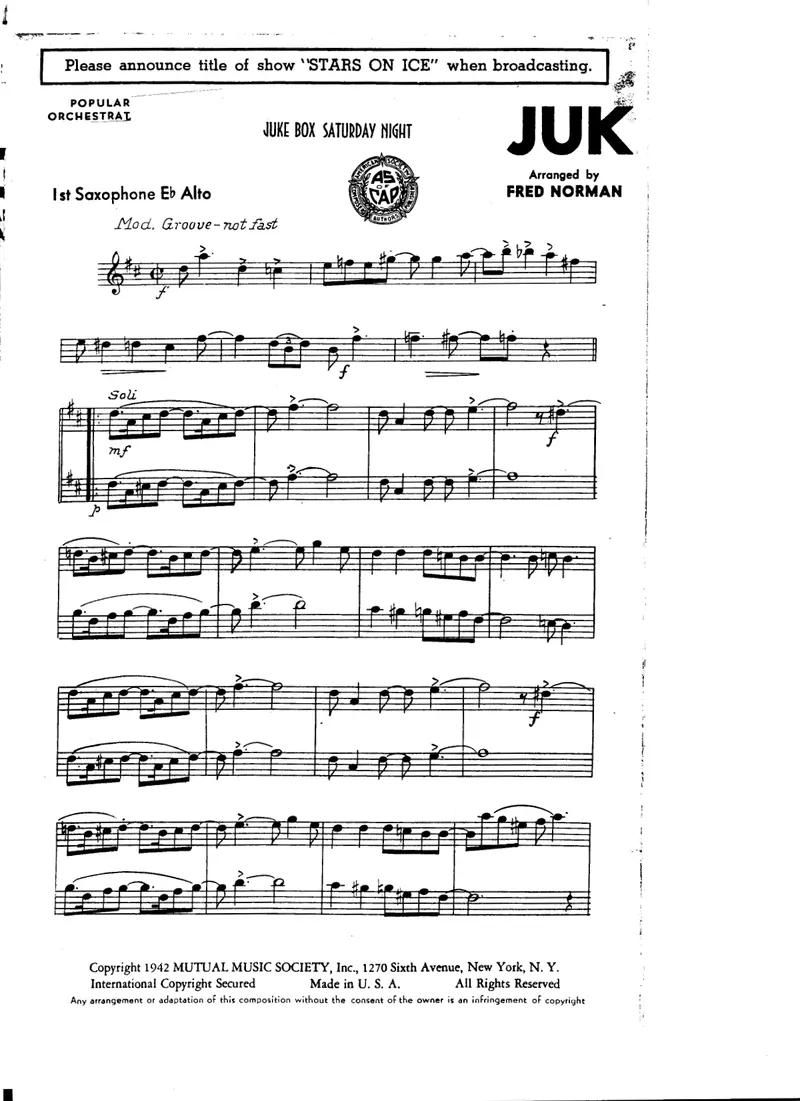 Juke Box Saturday Night preview page 1