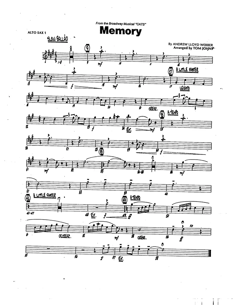Memory score preview