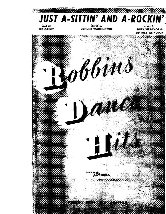 Just A-Sittin and A-Rockin score preview