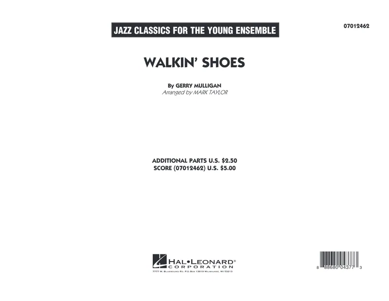Walkin' Shoes score preview