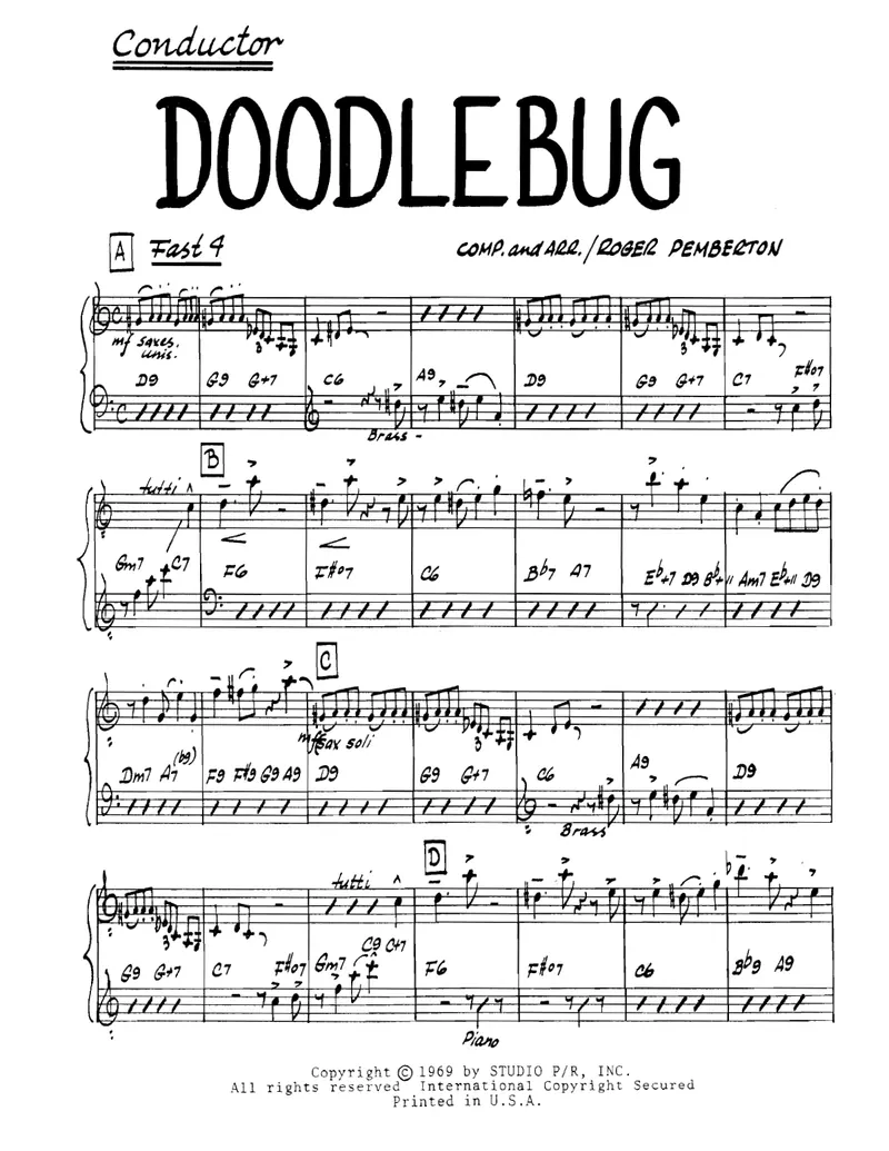Doodlebug score preview