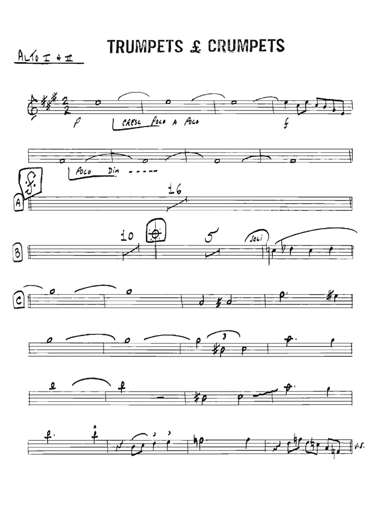 Trumpets And Crumpets (Marion Evans) Doc Severinsen & The Tonight Show Band) score preview