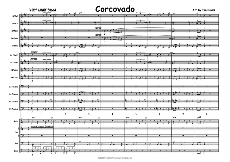 Corcovado score preview