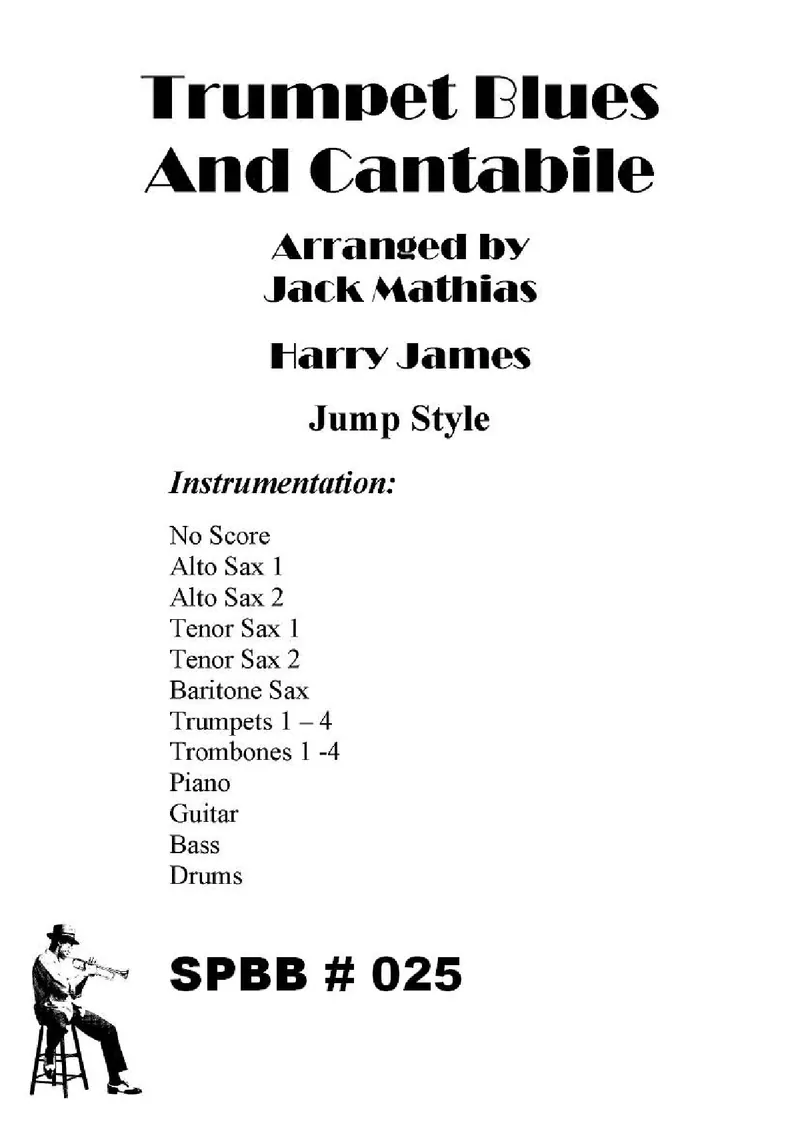 Trumpet Blues And Cantabile score preview