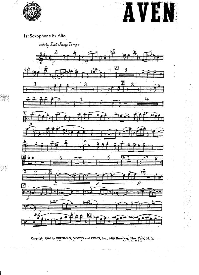 Avenue C score preview