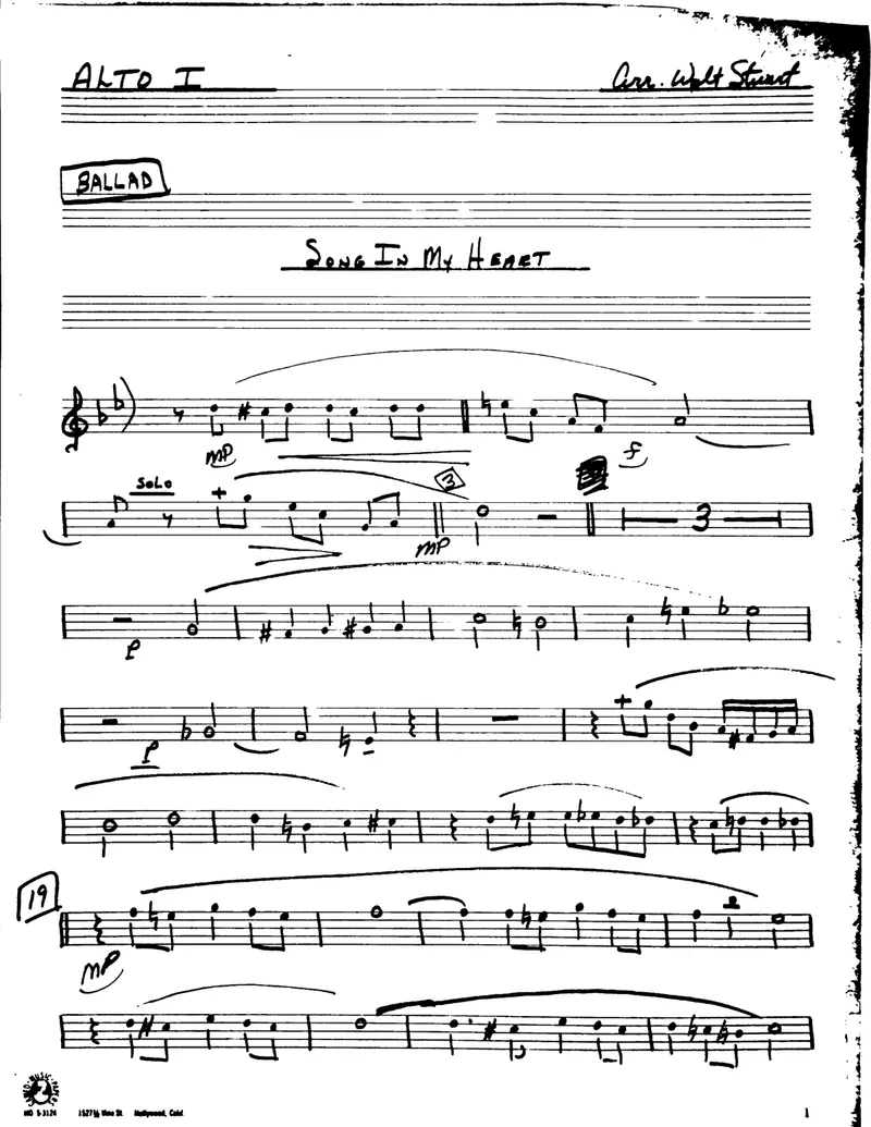 With A Song In My Heart score preview