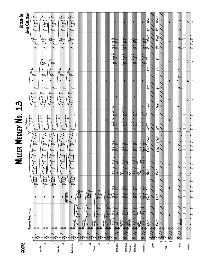 Miller Medley #13 score preview