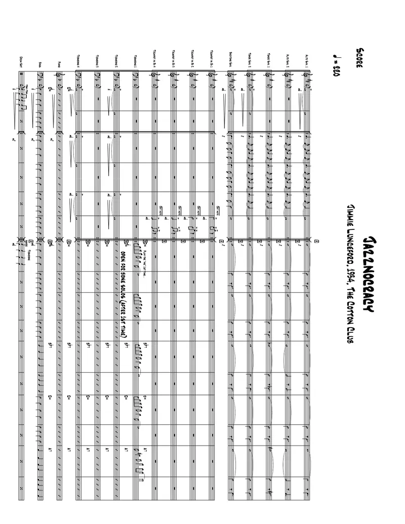 Jazznocracy score preview