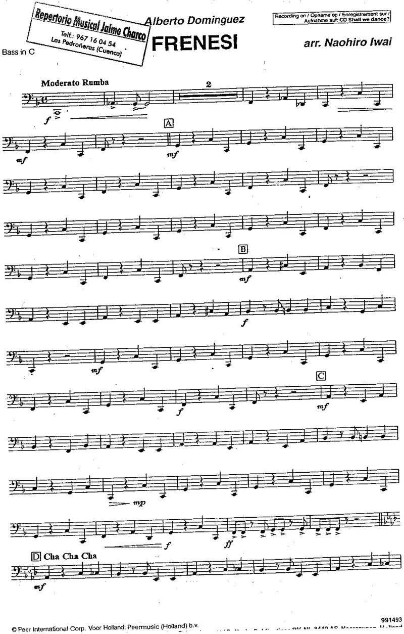 Frenesi score preview