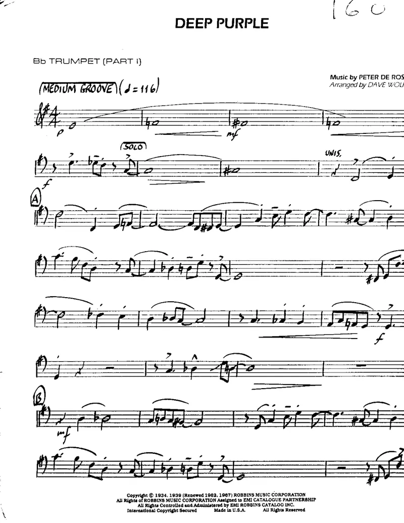 Deep Purple score preview