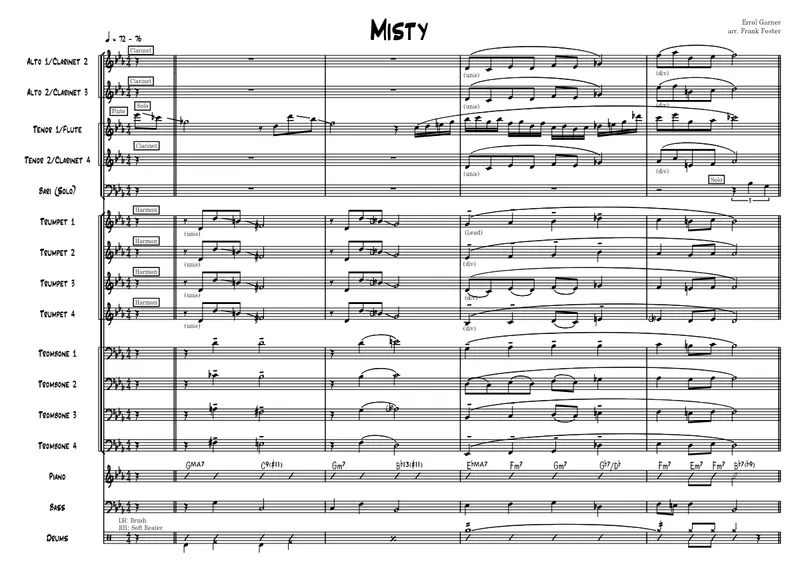 Misty score preview