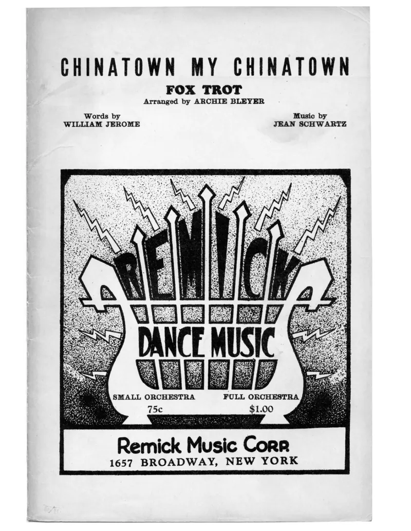 Chinatown My Chinatown score preview