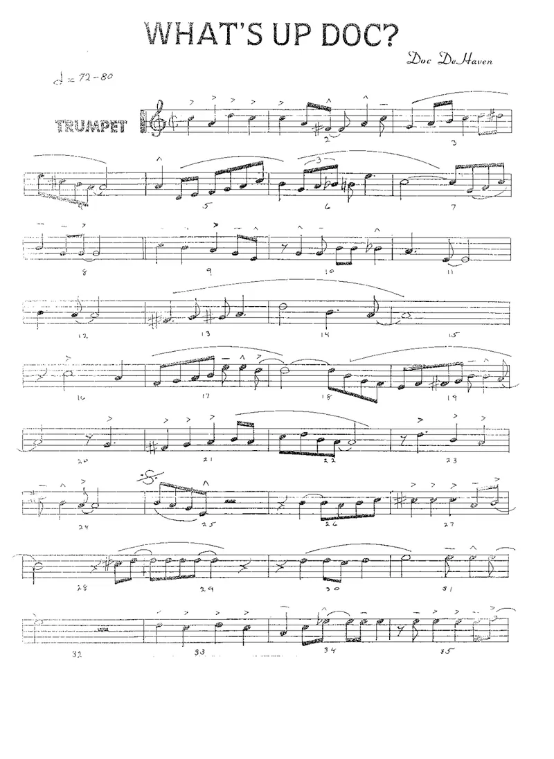 What's Up Doc score preview