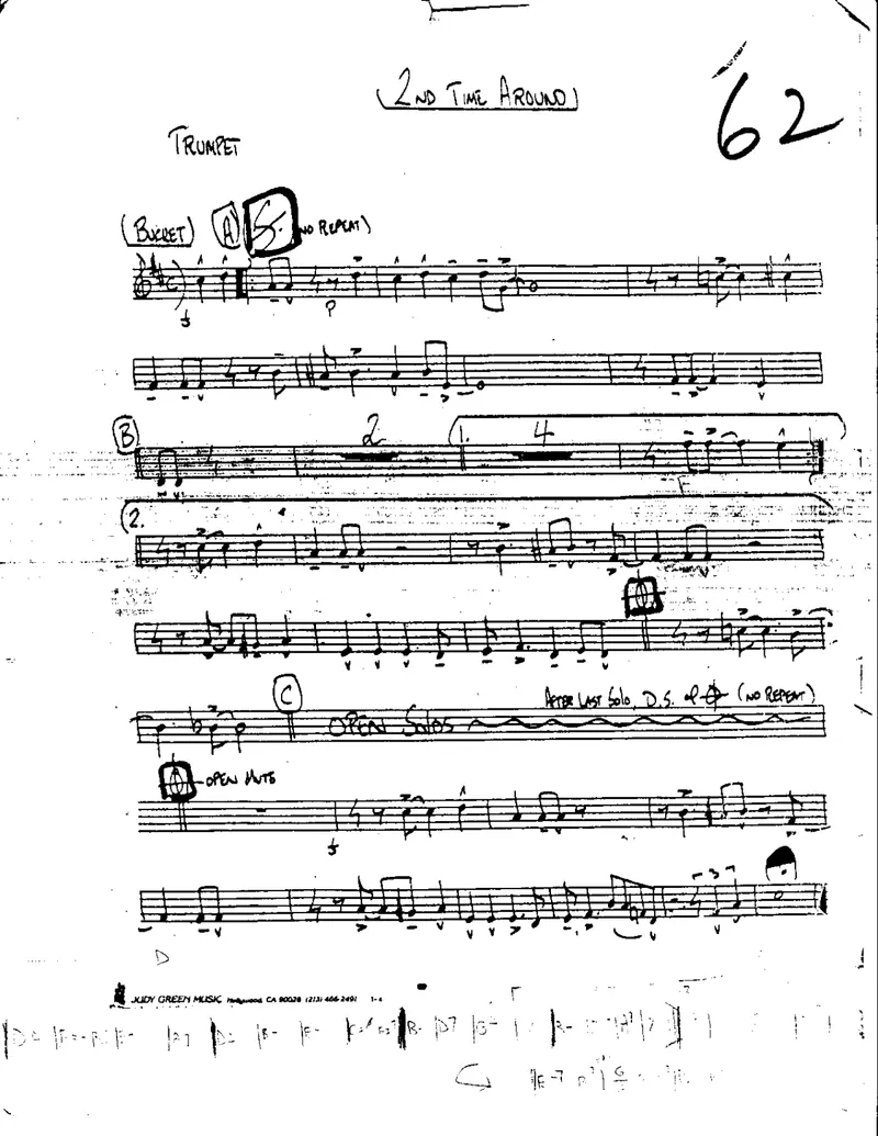 The 2nd Time Around score preview