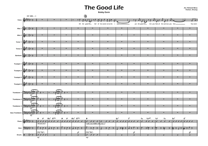 The Good Life score preview