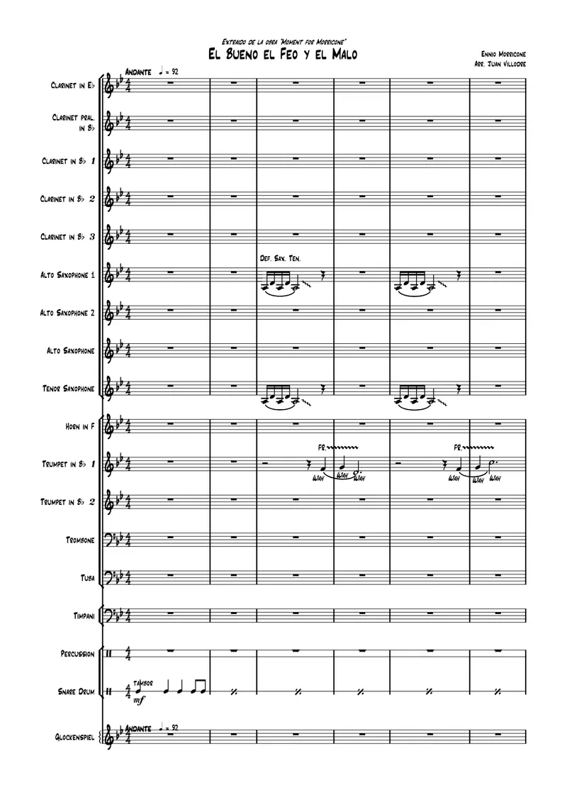 The Good The Bad And The Ugly score preview