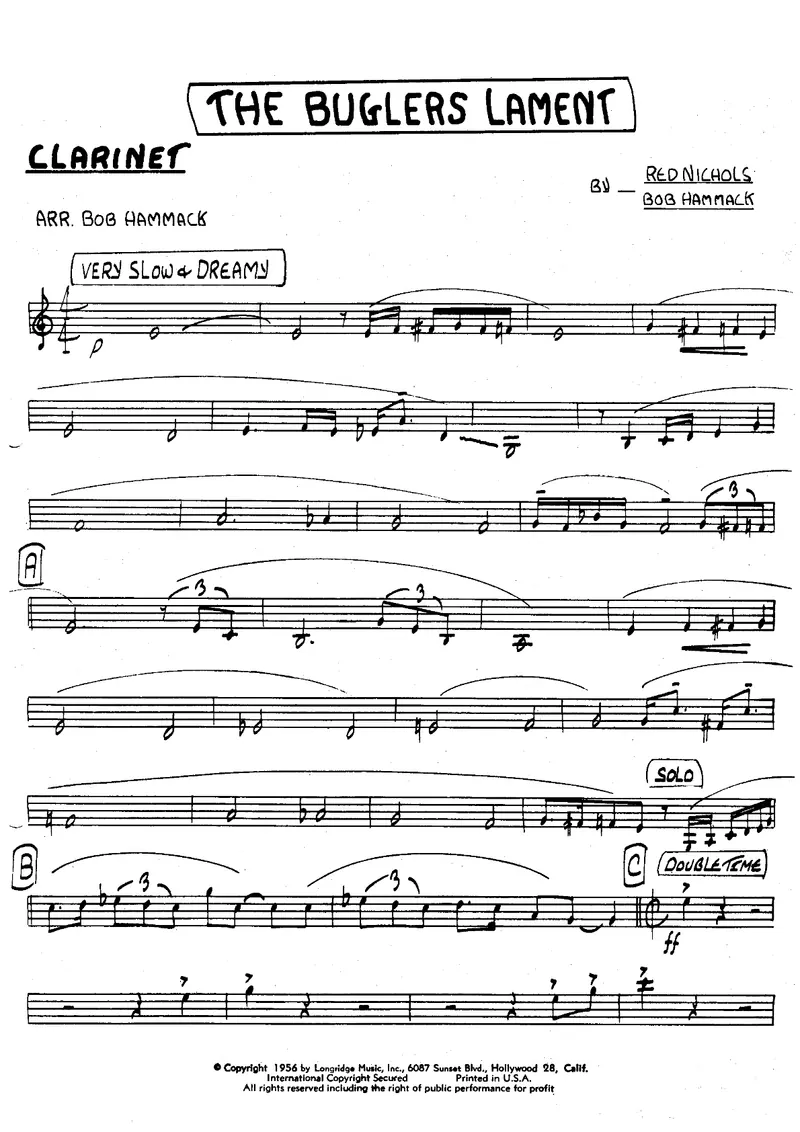 The Bugler's Lament score preview