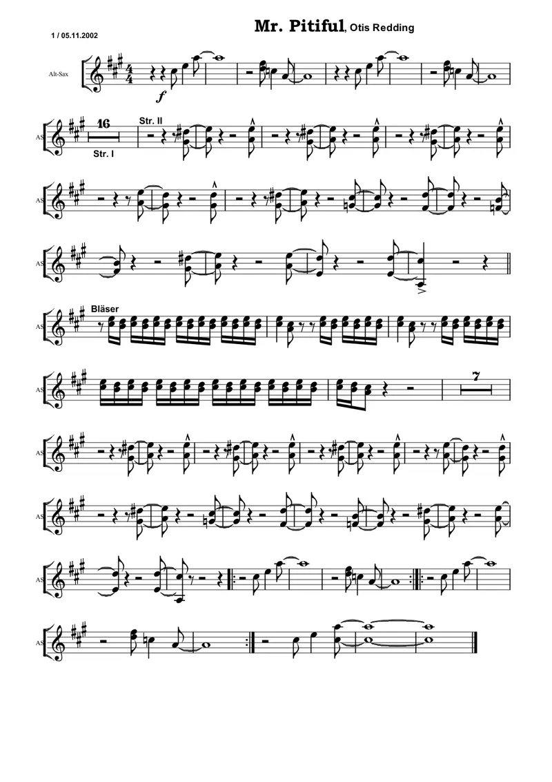 Mr Pitiful score preview