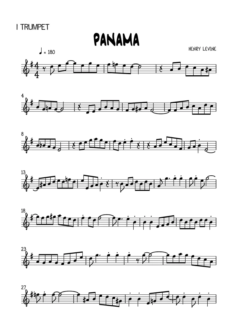 Panama score preview