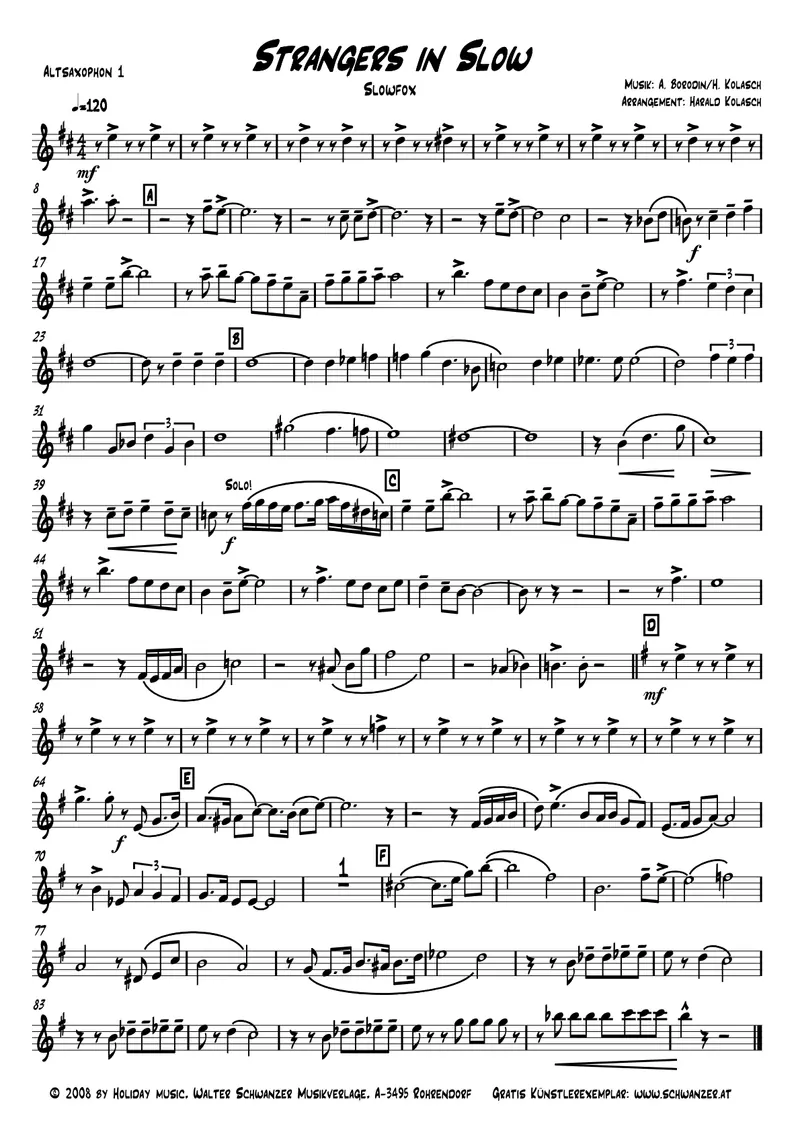 Strangers In Slow score preview