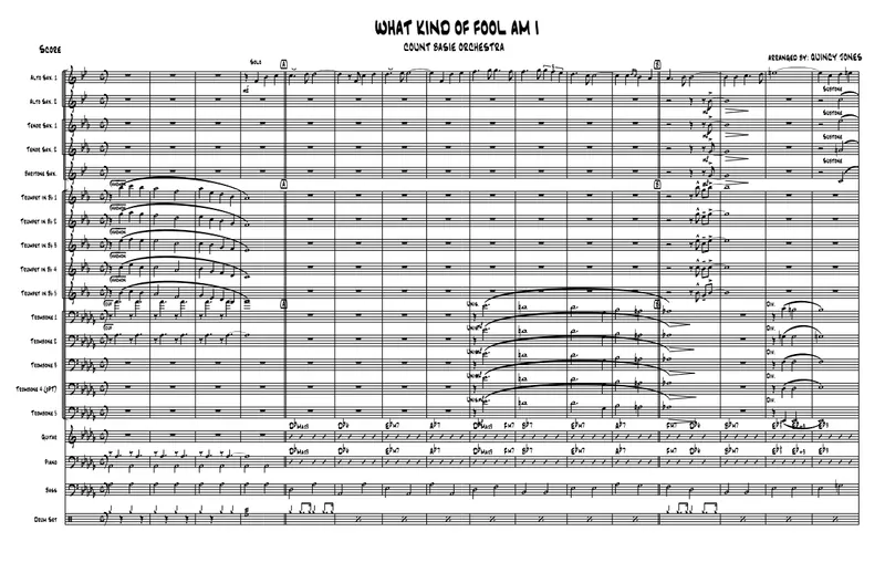 What Kind Of Fool Am I score preview