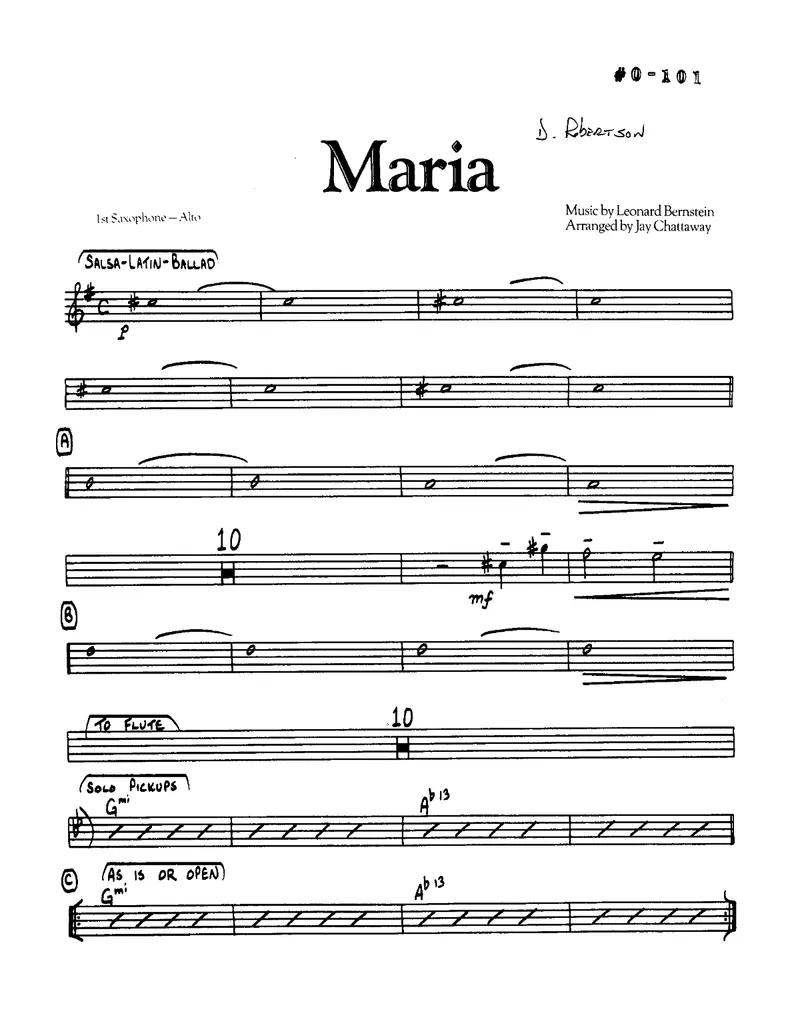 Maria score preview