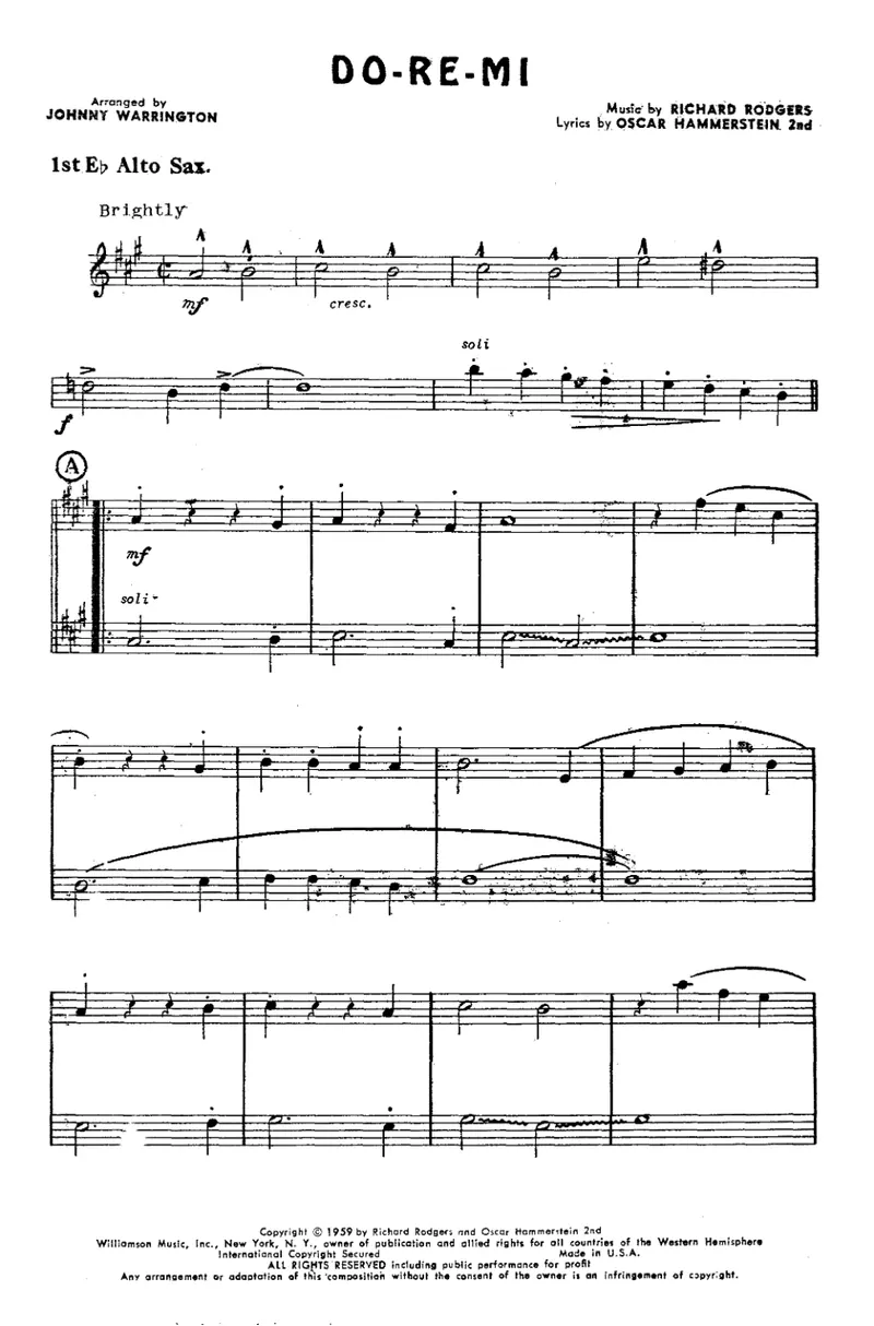 Do-Re-Mi score preview