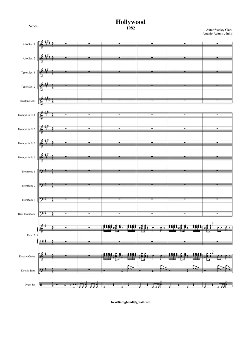 Hollywood 1982 score preview